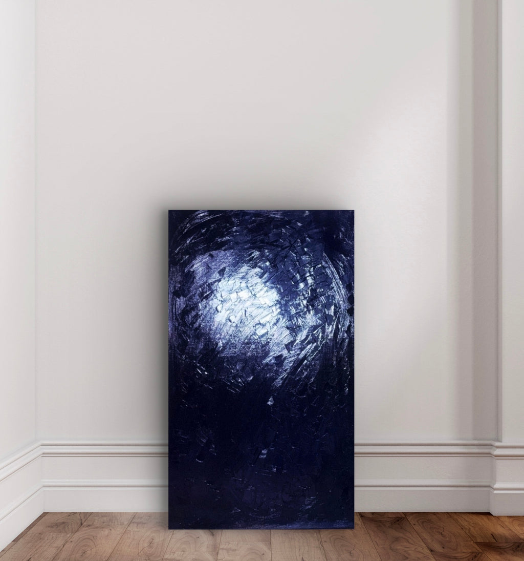 oil on canvas 60 × 100 × 3 cm/24 × 39 × 1.2 in - Petra Mojo